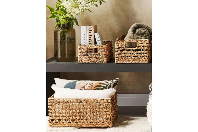 Kurv Minnow sett med 3 - Oppbevaring - Oppbevaring til småting - Kurver - Flettet kurv & rottingkurv