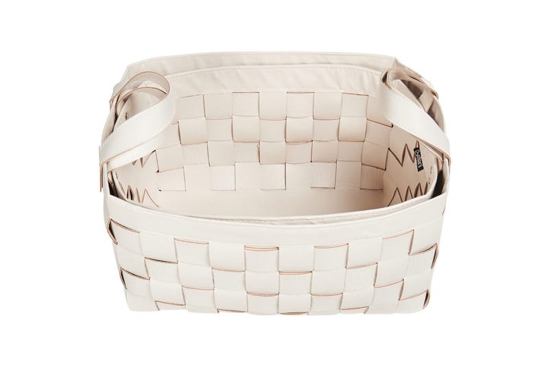 Kurv Sippar sett av 2 Hvit - Hvit - Oppbevaring - Oppbevaring til småting - Kurver - Flettet kurv & rottingkurv