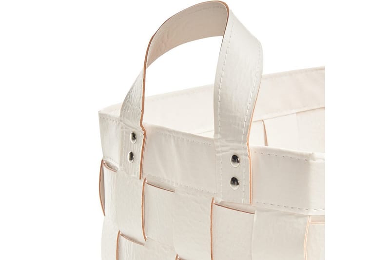 Kurv Sippar sett av 2 Hvit - Hvit - Oppbevaring - Oppbevaring til småting - Kurver - Flettet kurv & rottingkurv