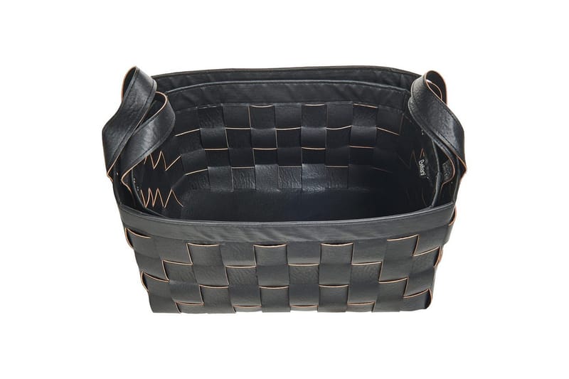 Kurv Sippar sett av 2 Svart - Svart - Oppbevaring - Oppbevaring til småting - Kurver - Flettet kurv & rottingkurv