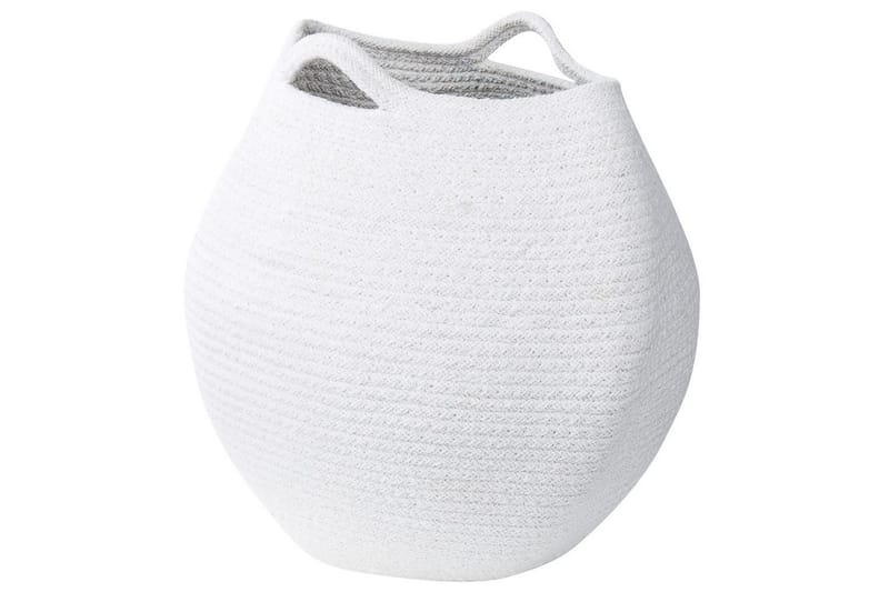 Kurv Panjgur sett av 2 Hvit - Hvit - Oppbevaring - Oppbevaring til småting - Kurver - Flettet kurv & rottingkurv