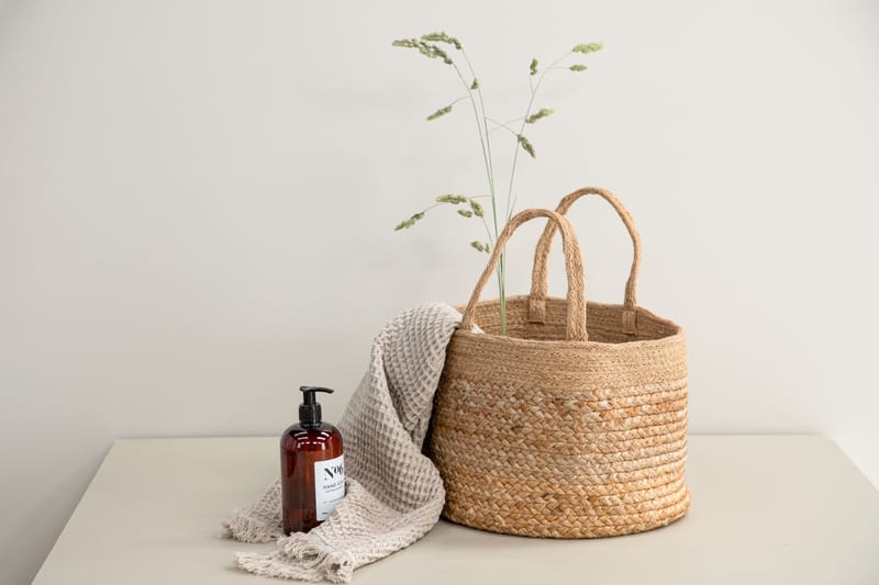 Mumbai Kurv Rund - Natur - Oppbevaring - Oppbevaring til småting - Kurver - Flettet kurv & rottingkurv