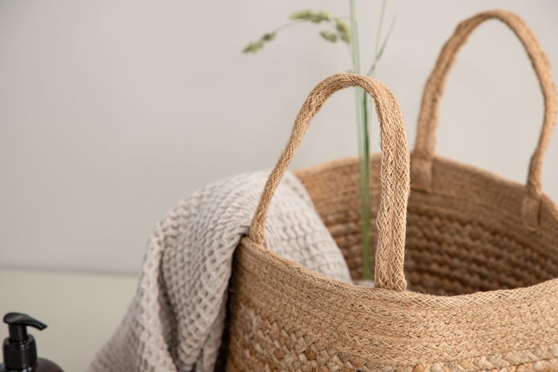 Mumbai Kurv Rund - Natur - Oppbevaring - Oppbevaring til småting - Kurver - Flettet kurv & rottingkurv