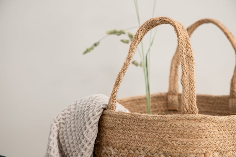 Mumbai Kurv Rund - Natur - Oppbevaring - Oppbevaring til småting - Kurver - Flettet kurv & rottingkurv