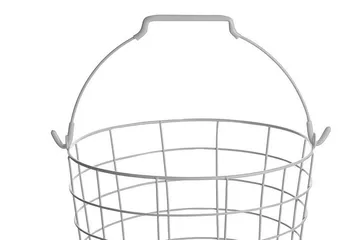 Ayapal Metallstativ 37 cm 3 Kurver - Hvit - Oppbevaring - Oppbevaring til småting - Kurver - Trådkurve
