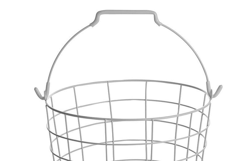 Ayapal Metallstativ 37 cm 3 Kurver - Hvit - Oppbevaring - Oppbevaring til småting - Kurver - Trådkurve