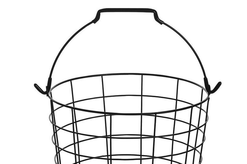 Ayapal Metallstativ 37 cm 3 Kurver - Svart - Oppbevaring - Oppbevaring til småting - Kurver - Trådkurve