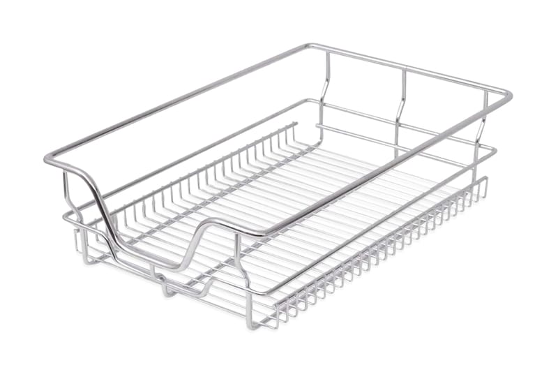 Uttrekkbare kurvskuffer 2 stk 400 mm - Trådkurve