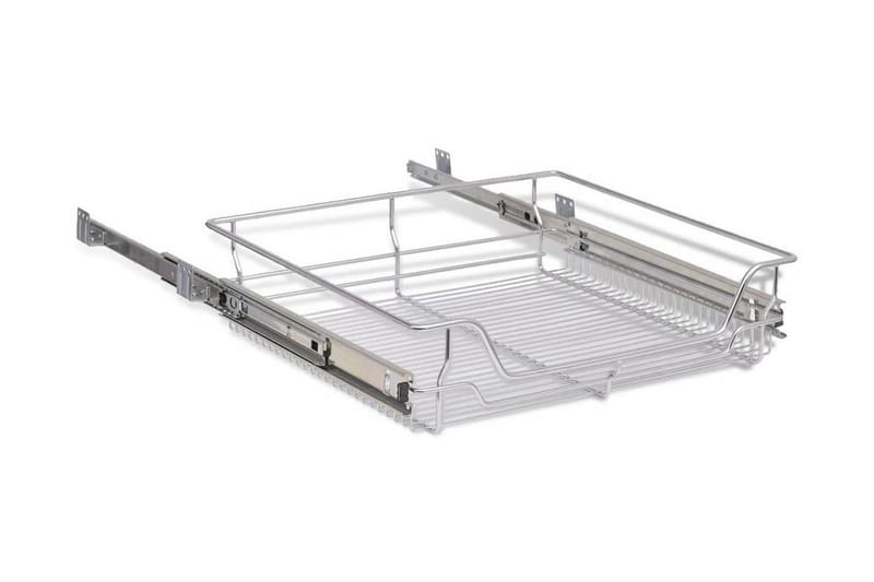 Uttrekkbare kurvskuffer 2 stk 600 mm - Oppbevaring - Oppbevaring til småting - Kurver - Trådkurve