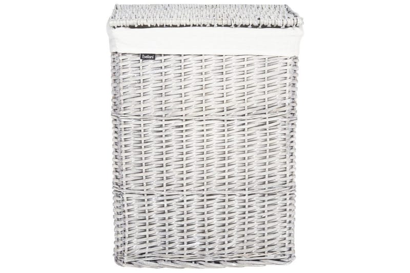 Vaskekurver Ella Hvit - Hvit - Oppbevaring - Oppbevaring til småting - Kurver - Flettet kurv & rottingkurv