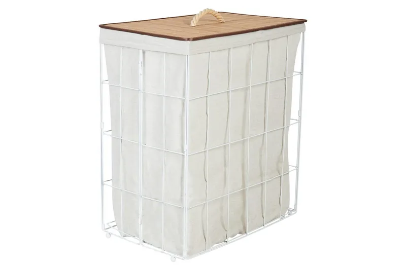 Vaskekurver Mirissa Hvit/lyst tre - Hvit/lyst tre - Hus & oppussing - Kjøkken & bad - Baderom - Baderomstilbehør