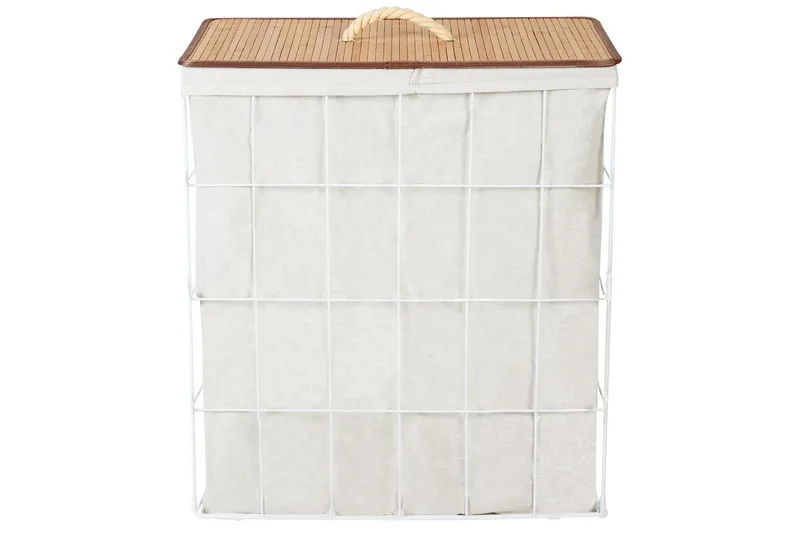 Vaskekurver Mirissa Hvit/lyst tre - Hvit/lyst tre - Hus & oppussing - Kjøkken & bad - Baderom - Baderomstilbehør