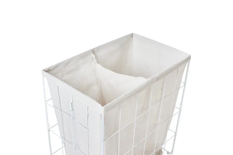 Vaskekurver Mirissa Hvit/lyst tre - Hvit/lyst tre - Hus & oppussing - Kjøkken & bad - Baderom - Baderomstilbehør