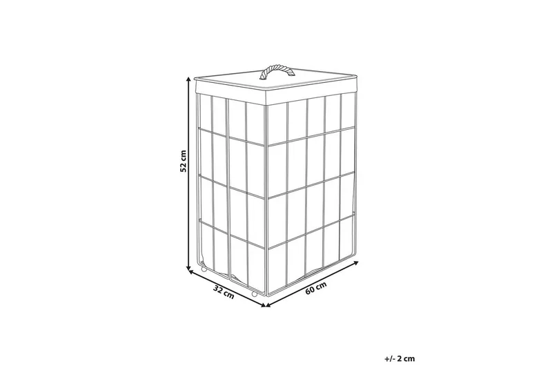 Vaskekurver Mirissa Hvit/lyst tre - Hvit/lyst tre - Hus & oppussing - Kjøkken & bad - Baderom - Baderomstilbehør