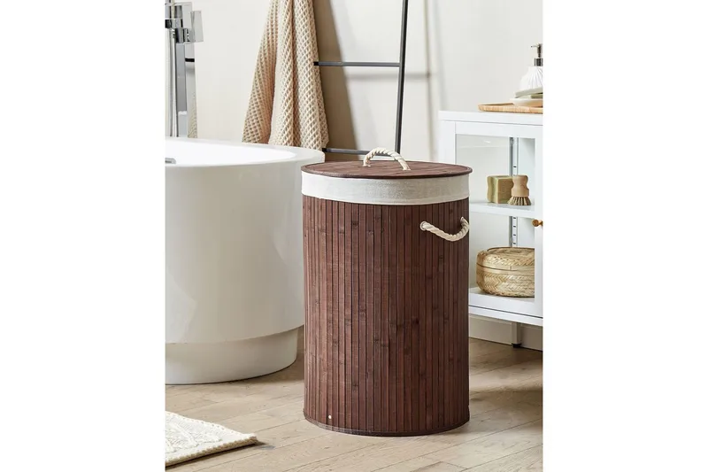 Vaskekurver Sannar Brun/Hvit - Brun/Hvit - Hus & oppussing - Kjøkken & bad - Baderom - Baderomstilbehør