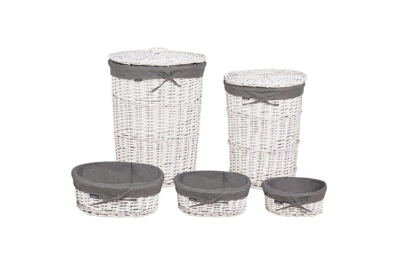 Vaskekurver Vakari Grå/hvit, Grå/hvit