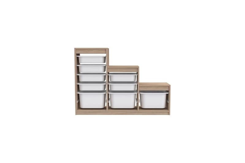 Mobin Oppbevaringsbokser 132 cm - Hvit - Oppbevaring - Oppbevaring til småting - Oppbevaringsbokser