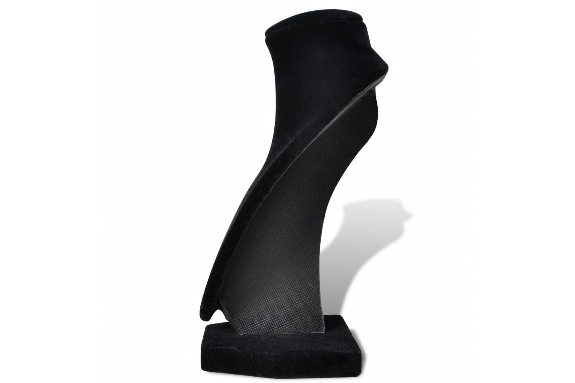 Flannell Smykkeholder Halskjede Bust Svart 9x8,5x15 cm 4 stk - Oppbevaring - Oppbevaring til småting - Oppbevaring smykker - Smykkestativ & smykkeskrin