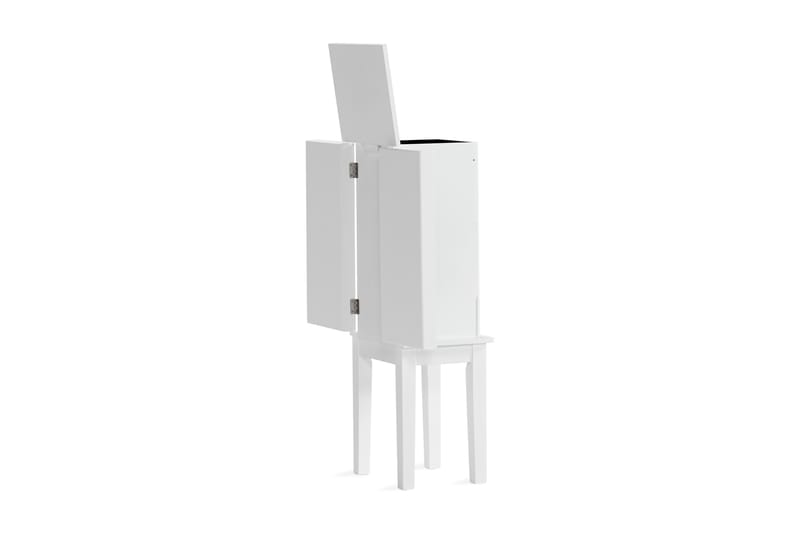 Rogue Smykkeskap 34x26x91 cm - Hvit - Oppbevaring - Oppbevaring til småting - Oppbevaring smykker - Smykkestativ & smykkeskrin