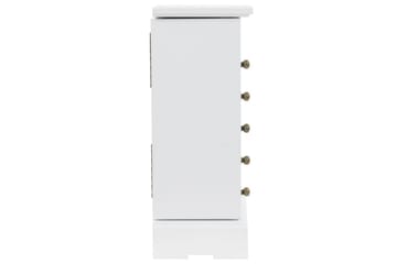 Smykkeskrin med speil MDF 25x13,5x34 cm - Oppbevaring - Oppbevaring til småting - Oppbevaring smykker - Smykkestativ & smykkeskrin