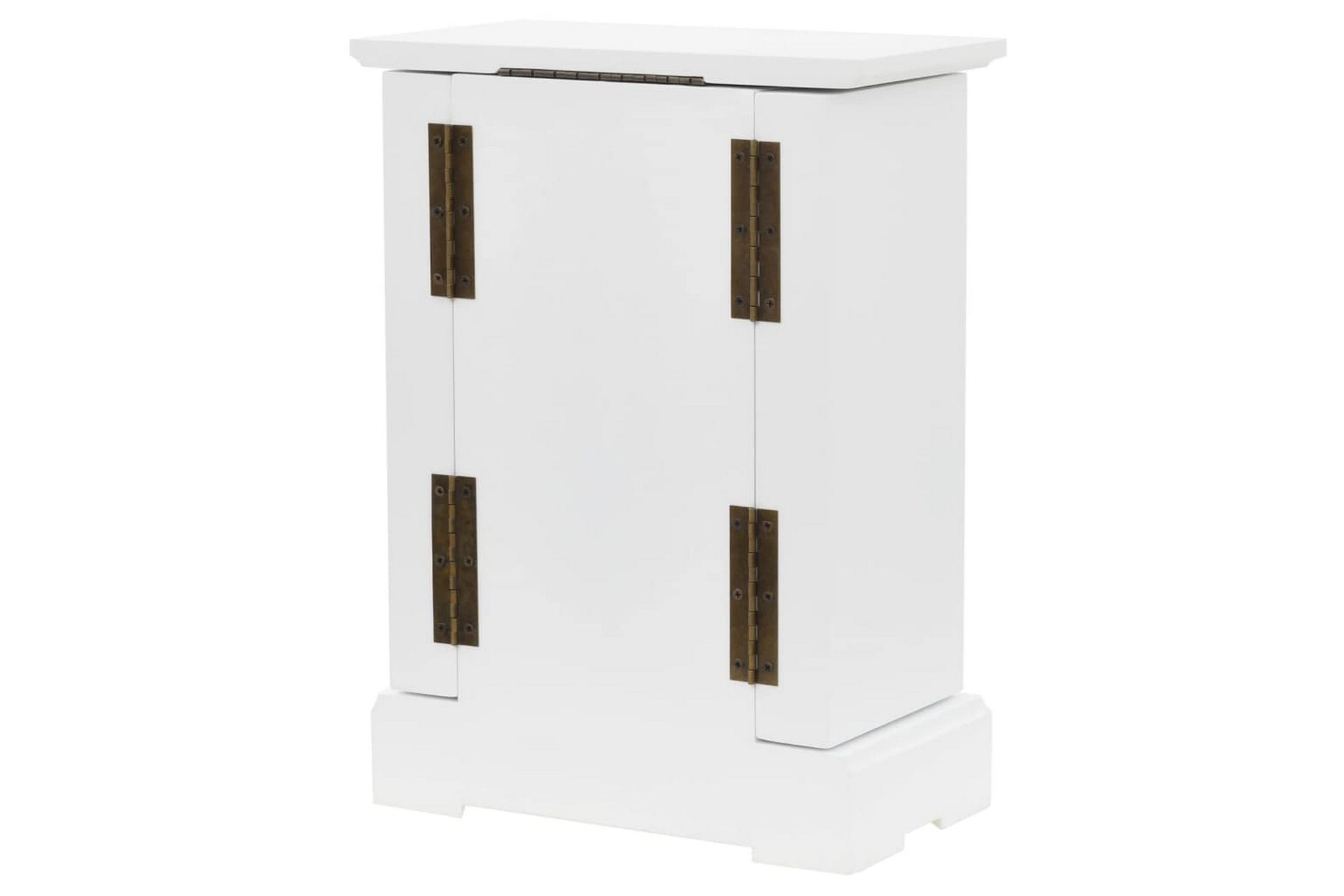 Smykkeskrin med speil MDF 25x13,5x34 cm - Oppbevaring - Oppbevaring til småting - Oppbevaring smykker - Smykkestativ & smykkeskrin