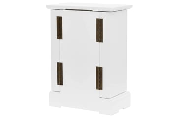 Smykkeskrin med speil MDF 25x13,5x34 cm - Oppbevaring - Oppbevaring til småting - Oppbevaring smykker - Smykkestativ & smykkeskrin