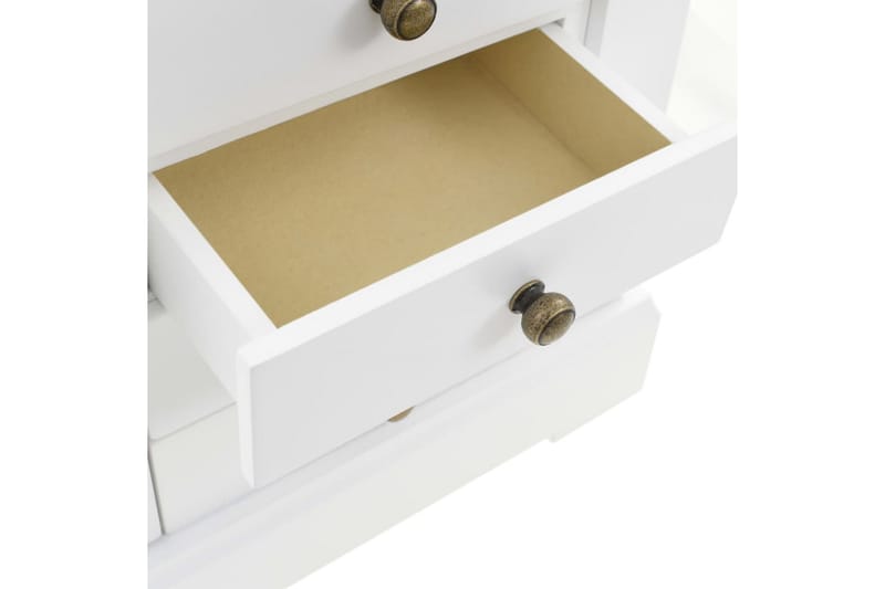 Smykkeskrin med speil MDF 25x13,5x34 cm - Oppbevaring - Oppbevaring til småting - Oppbevaring smykker - Smykkestativ & smykkeskrin