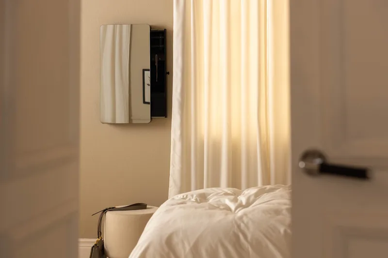 Verdansk Veggskap 37,4 cm med Speil - Hvit - Oppbevaring - Oppbevaring til småting - Oppbevaring smykker - Smykkestativ & smykkeskrin