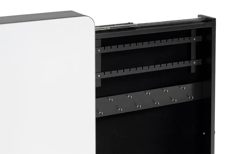 Verdansk Veggskap 37,4 cm med Speil - Hvit - Oppbevaring - Oppbevaring til småting - Oppbevaring smykker - Smykkestativ & smykkeskrin