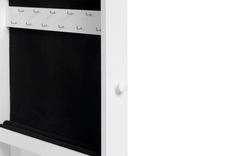 Verdansk Veggskap med Speil - Hvit - Oppbevaring - Oppbevaring til småting - Oppbevaring smykker - Smykkestativ & smykkeskrin