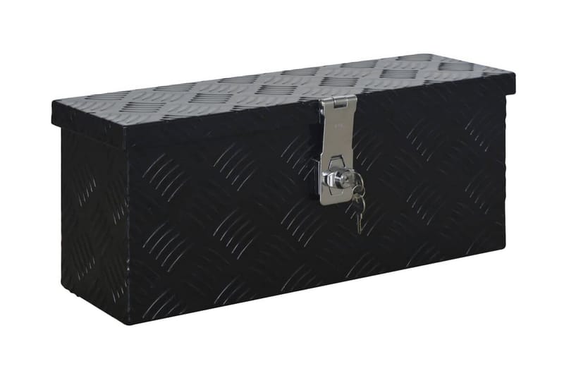 Aluminiumsboks 485x140x200 mm svart - Oppbevaring - Oppbevaring til småting - Oppbevaringsbokser