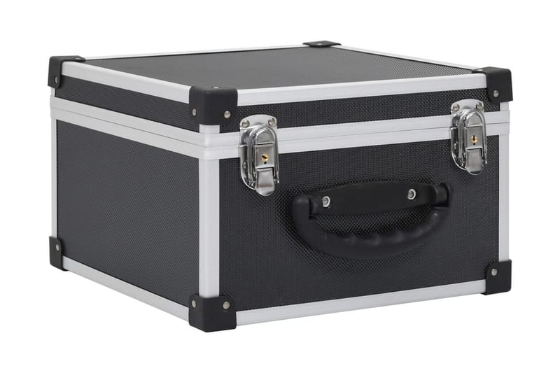 CD-koffert for 40 CD-er aluminium ABS svart - Oppbevaring - Oppbevaring til småting - Oppbevaringsbokser