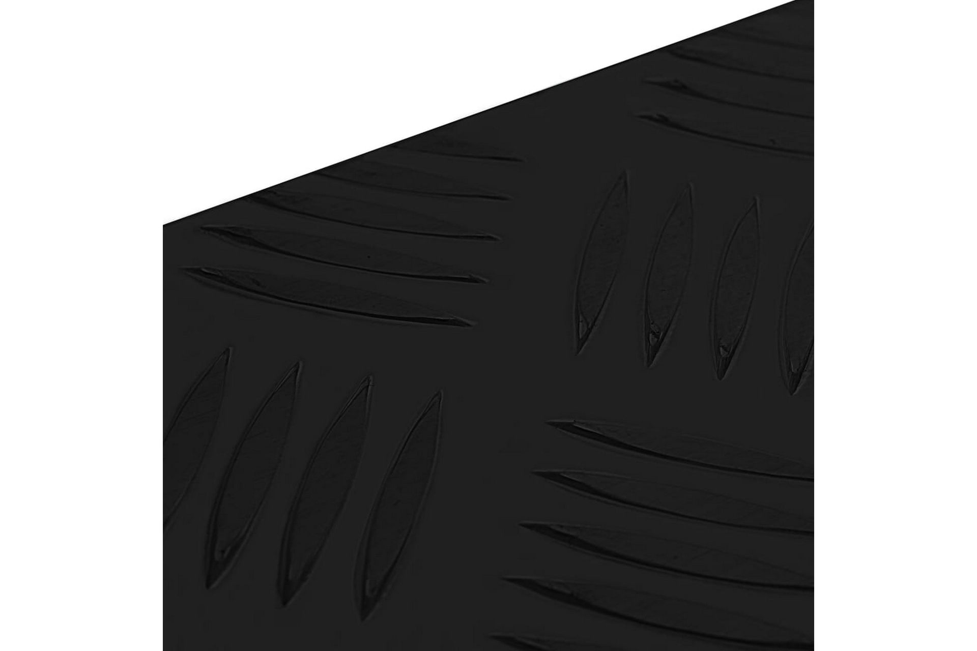 Aluminiumskasse 80x30x35 cm svart - Oppbevaring - Oppbevaring til småting - Oppbevaringsbokser - Kasser