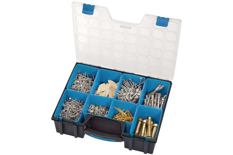 Draper Tools Komponentorganisator 8 deler 41,5x33x11 cm - Verktøykasse - Garasjeinteriør & garasjeoppbevarin - Kasser