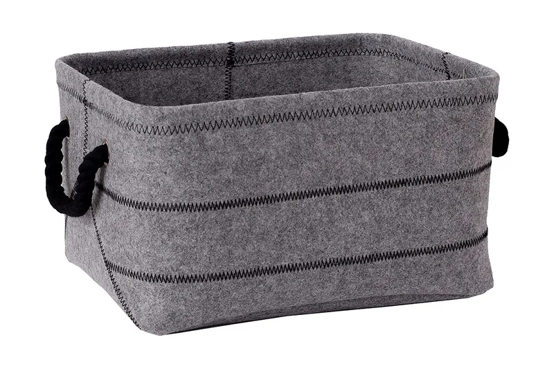 Max Felt-3 Stoffboks Lysegrå, undefined