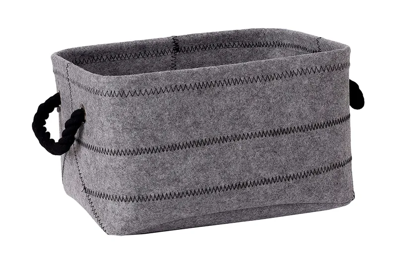 Max Felt-4 Stoffboks Lysegrå, undefined