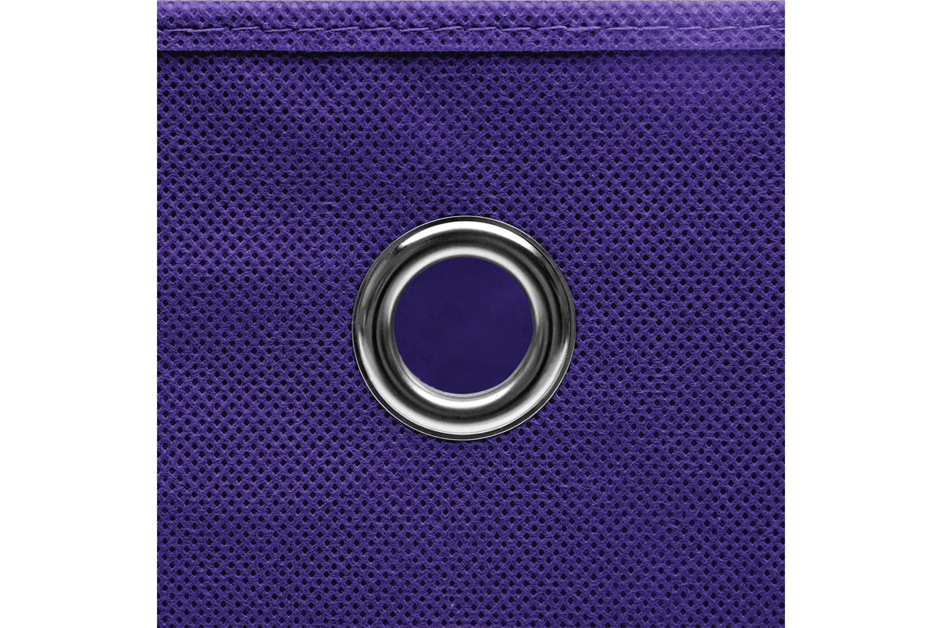Oppbevaringsbokser med lokk 10 stk 28x28x28 cm lilla - Lilla - Oppbevaring - Oppbevaring til småting - Oppbevaringsbokser