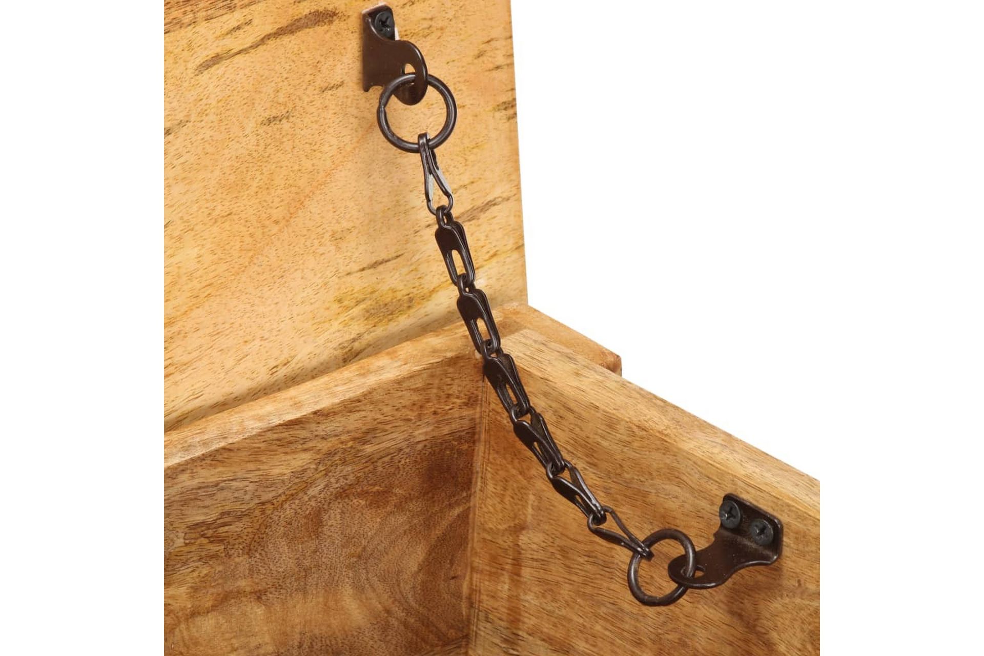 Oppbevaringsboks 99x35x48 cm heltre mango - Oppbevaring - Oppbevaring til småting - Oppbevaringsbokser