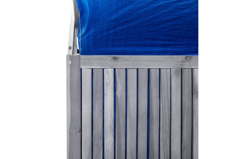 Oppbevaringsboks med espalier grå 99x55x160 cm heltre akasie - Grå - Oppbevaring - Oppbevaring til småting - Oppbevaringsbokser