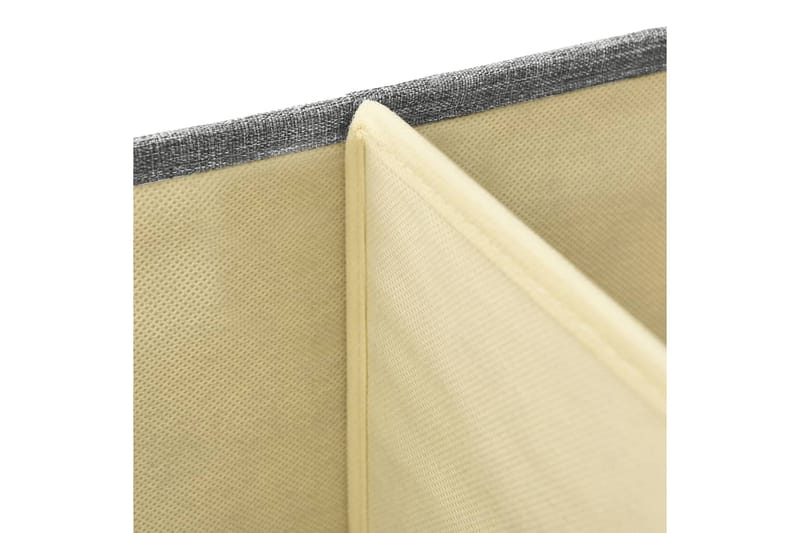 Oppbevaringsboks stoff 50x30x25 cm grå - Grå - Oppbevaring - Oppbevaring til småting - Oppbevaringsbokser