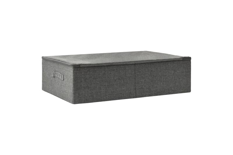 Oppbevaringsboks stoff 70x40x18 cm antrasitt - Antrasittgrå - Oppbevaring - Oppbevaring til småting - Oppbevaringsbokser