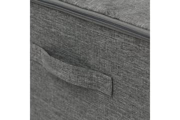Oppbevaringsbokser 2 stk stoff 43x34x23 cm antrasitt - Antrasittgrå - Oppbevaring - Oppbevaring til småting - Oppbevaringsbokser
