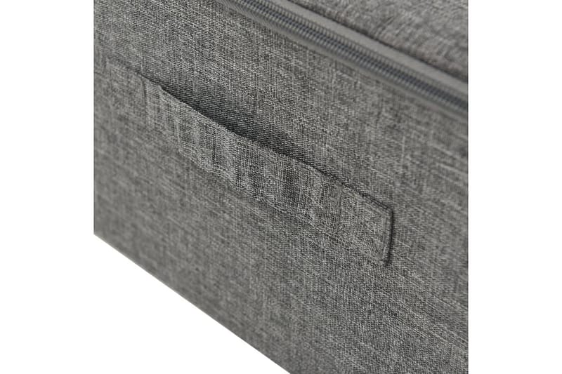 Oppbevaringsbokser 2 stk stoff 70x40x18 cm antrasitt - Antrasittgrå - Oppbevaring - Oppbevaring til småting - Oppbevaringsbokser