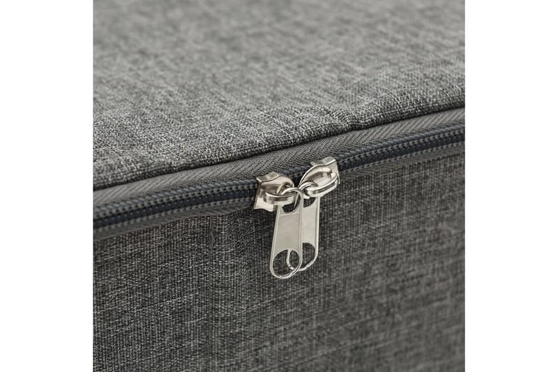 Oppbevaringsbokser 2 stk stoff 70x40x18 cm antrasitt - Antrasittgrå - Oppbevaring - Oppbevaring til småting - Oppbevaringsbokser