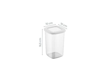 Oppbevaringsbokssett (12 deler) Harrowen Hvit - Hvit - Oppbevaring - Oppbevaring til småting - Oppbevaringsbokser - Plastkurv & plastboks