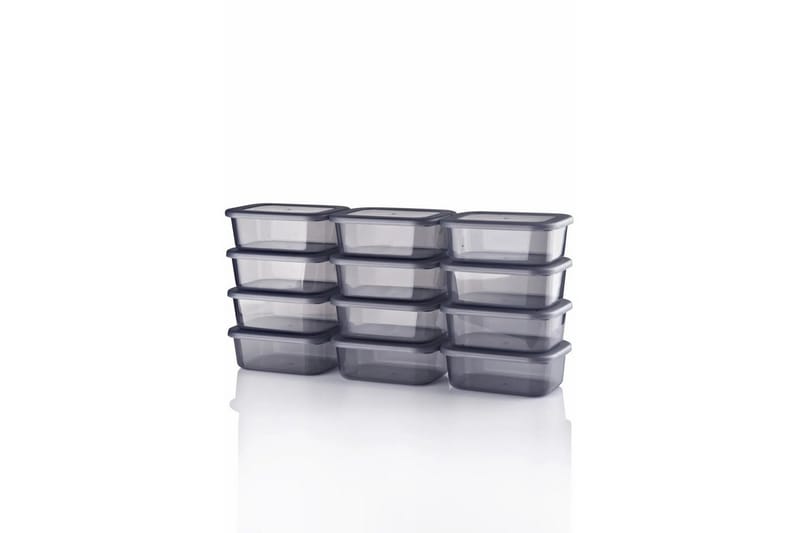 Ornel Oppbevaringsbokser 9 cm - Antrasitt - Oppbevaring - Oppbevaring til småting - Oppbevaringsbokser - Plastkurv & plastboks