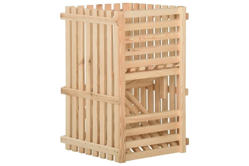 Potetkasse 50x50x80 cm heltre furu - Brun - Oppbevaring - Oppbevaring til småting - Oppbevaringsbokser