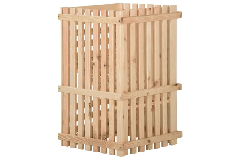 Potetkasse 50x50x80 cm heltre furu - Brun - Oppbevaring - Oppbevaring til småting - Oppbevaringsbokser