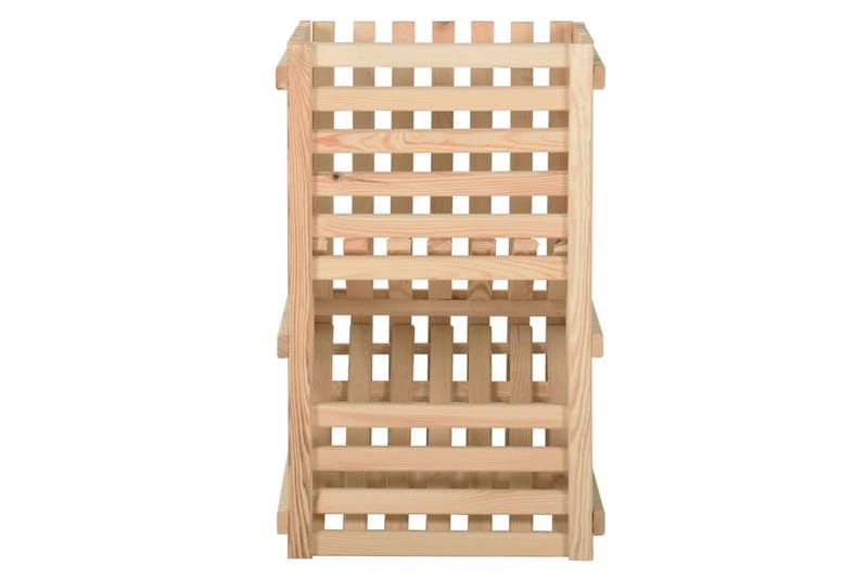 Potetkasse 50x50x80 cm heltre furu - Brun - Oppbevaring - Oppbevaring til småting - Oppbevaringsbokser