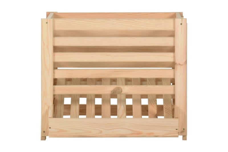 Potetkasse 60x40x50 cm heltre furu - Brun - Oppbevaring - Oppbevaring til småting - Oppbevaringsbokser